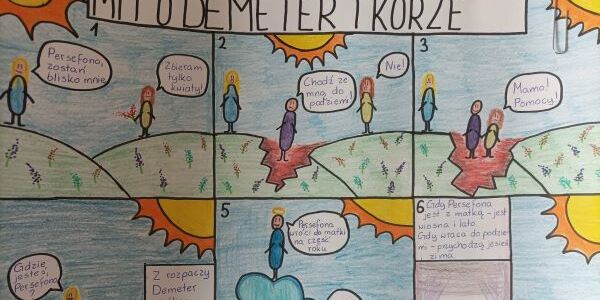 Międzyszkolny Konkurs Literacko-Plastyczny "Mitologia w komiksie".
