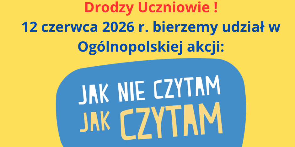 "Jak nie czytam, jak czytam"