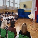 Uczniowie klas pierwszych podczas uroczystości rozpoczęcia roku szkolnego 2026/27