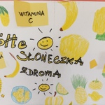 Plakat-żółte owoce i warzywa