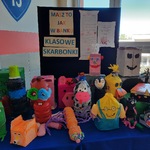 Skarbonki wykonane przez uczniów