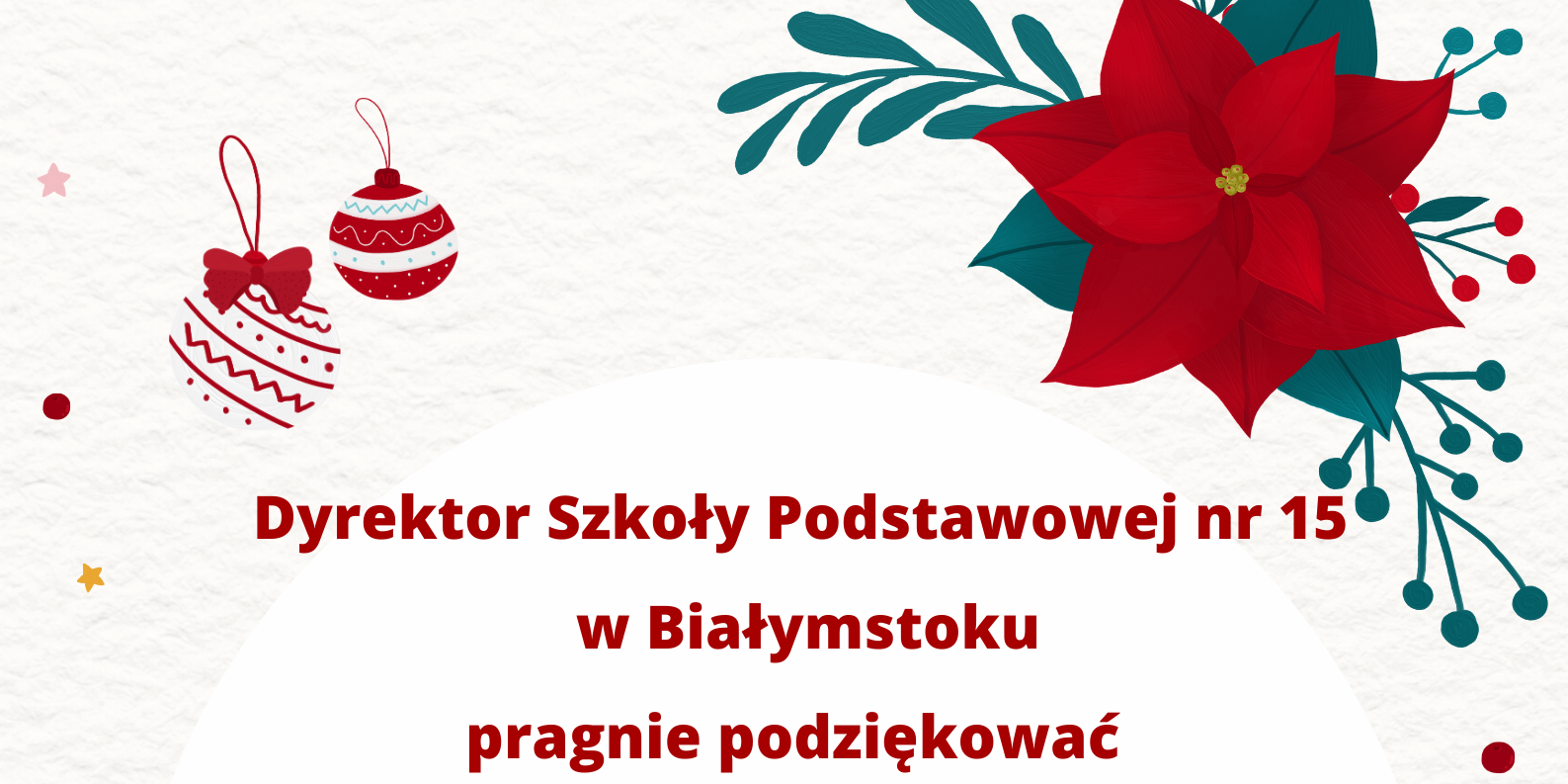 Podziękowanie za Mikołajkowy kiermasz.png