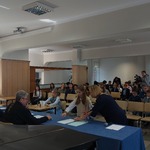 uczestnicy konkursu i komisja