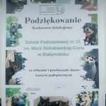 Podziękowanie SP15 za zbiórkę darów dla schroniska