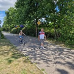 Uczeń pozytywnie zdał egzamin na kartę rowerową 