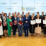 Nauczyciele wyróżnieni tytułem Profesora Oświaty w obecności pani minister