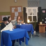 Scenki przygotowane przez uczniów klasy 7 A wiadomości z lat 20 XX wieku