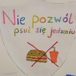 Tarcza Ochronna Która Ratuje Ziemię wykonane przez uczniów - Nie pozwól psuć się jedzeniu