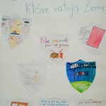 Tarcze Ochronne Które Ratują Ziemię wykonane przez uczniów