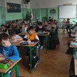 Uczestnicy konkursu rozwiązują zadania