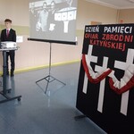Klatka z filmu edukacyjnego o zbrodni katyńskiej