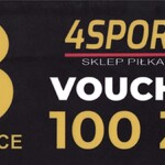 Voucher na zakupy w sklepie piłkarskim za zajęcie 3 miejsca