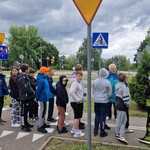 Pan egzaminator omawia trasę przejazdu