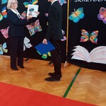 Wyróżnienie ucznia klasy 8A za wieloletnią i sumienną pracę w Samorządzie Uczniowskim