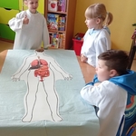 

Przedszkolaki poznają ludzkie organy 